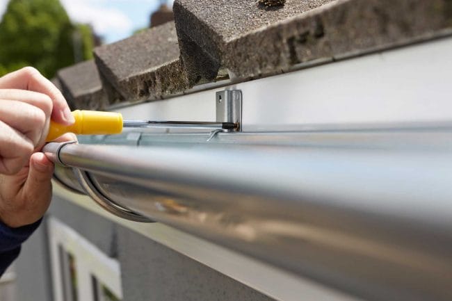 gutter replacement cost in Greenville